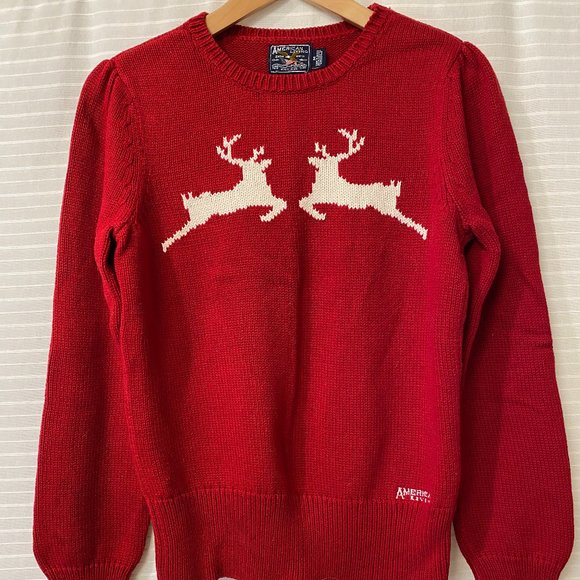Vintage Red Christmas Sweater - Picture 1 of 3